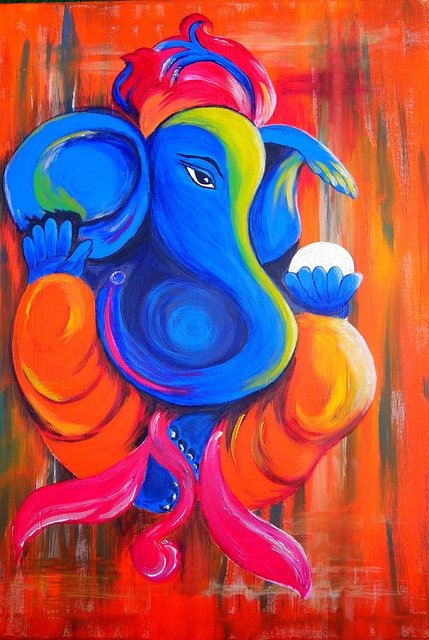 Ganesha Art Painting 