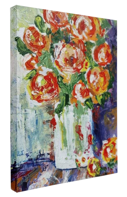 Original Floral Oil Painting 