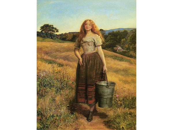 The Farmer's Daughter Painting by John Everett Millais